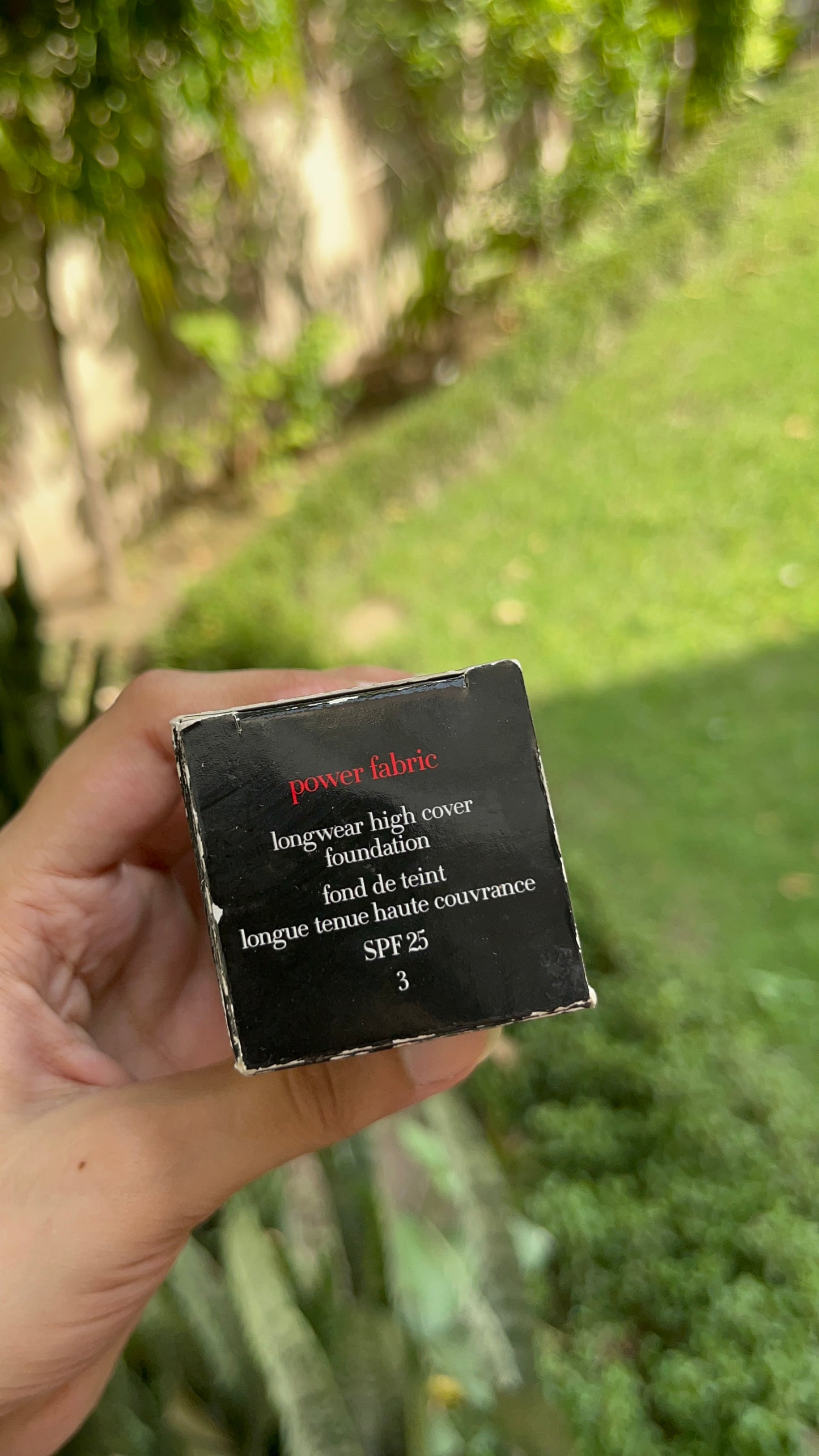 Longwear High Coverage foundation with SPF 25