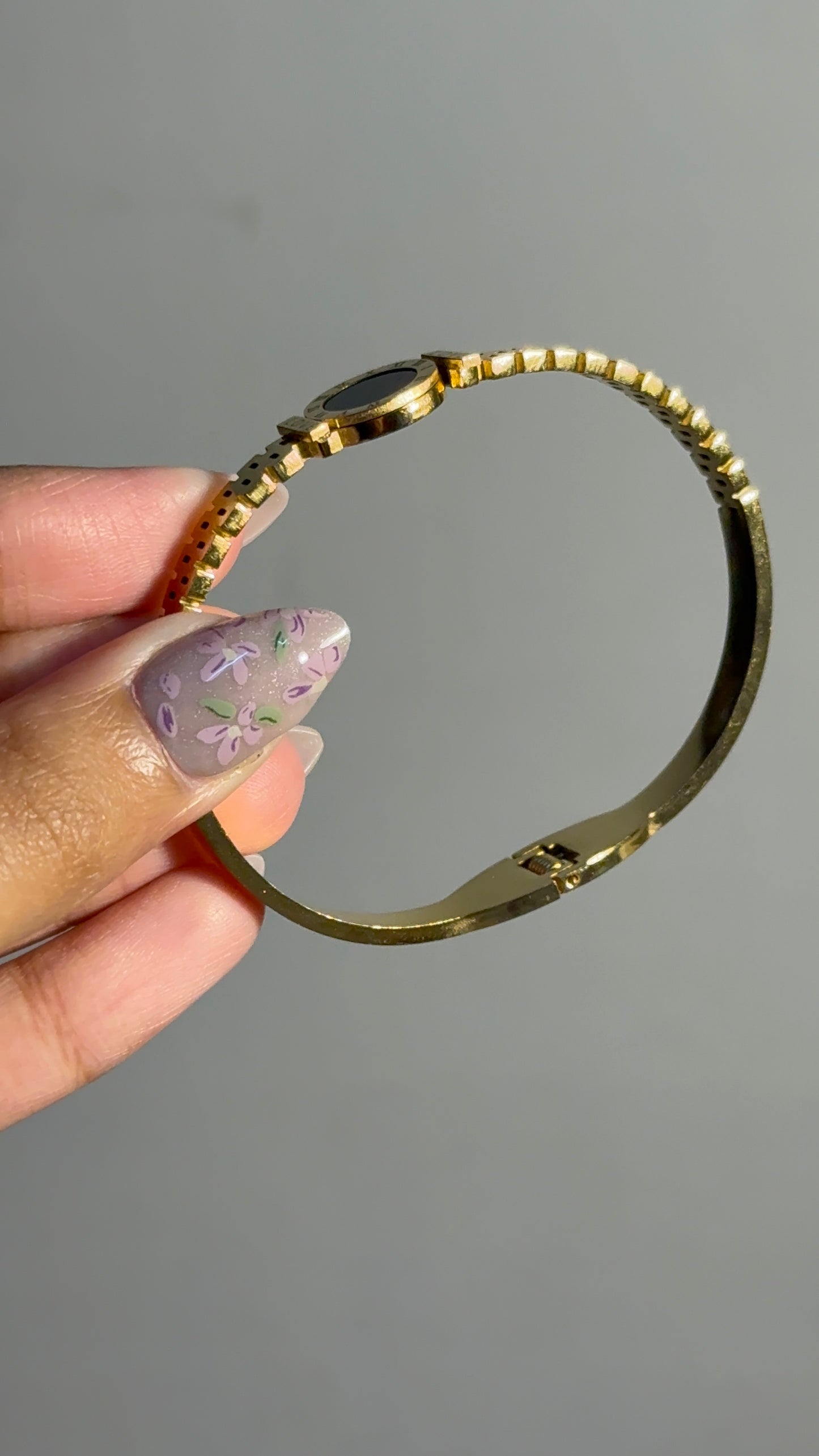 Gold-Black Bangle