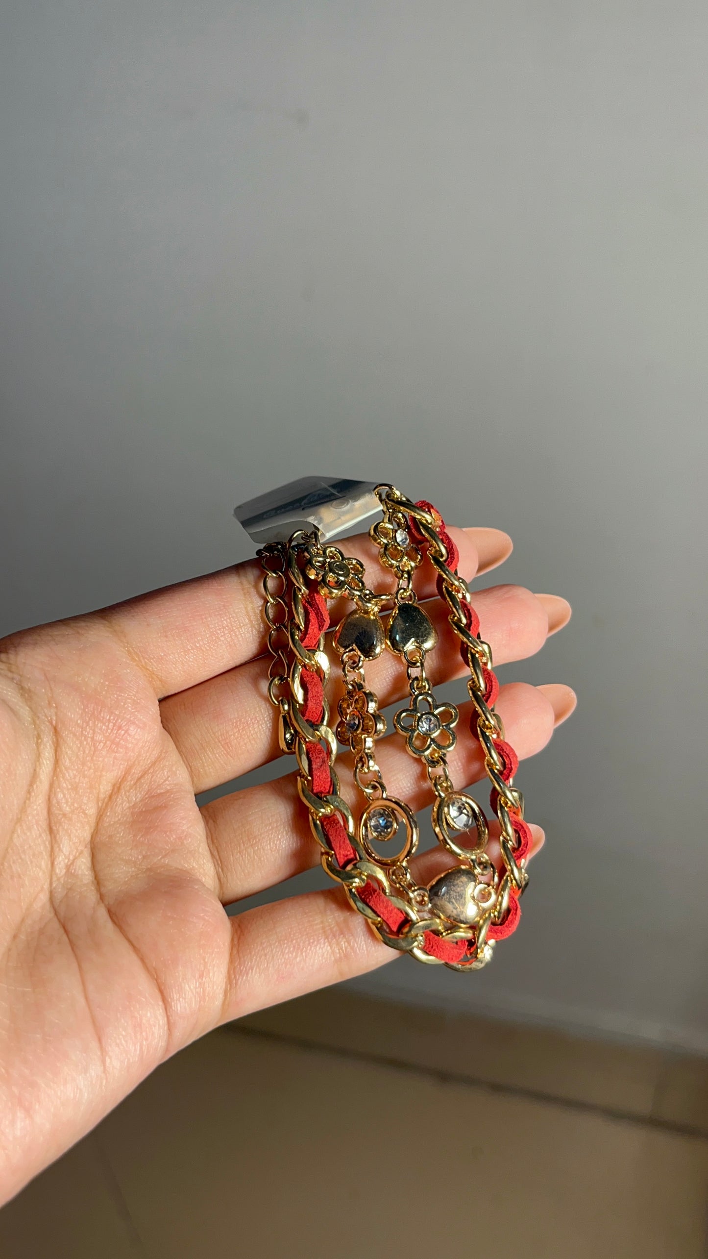 Red Flower Bracelet-07