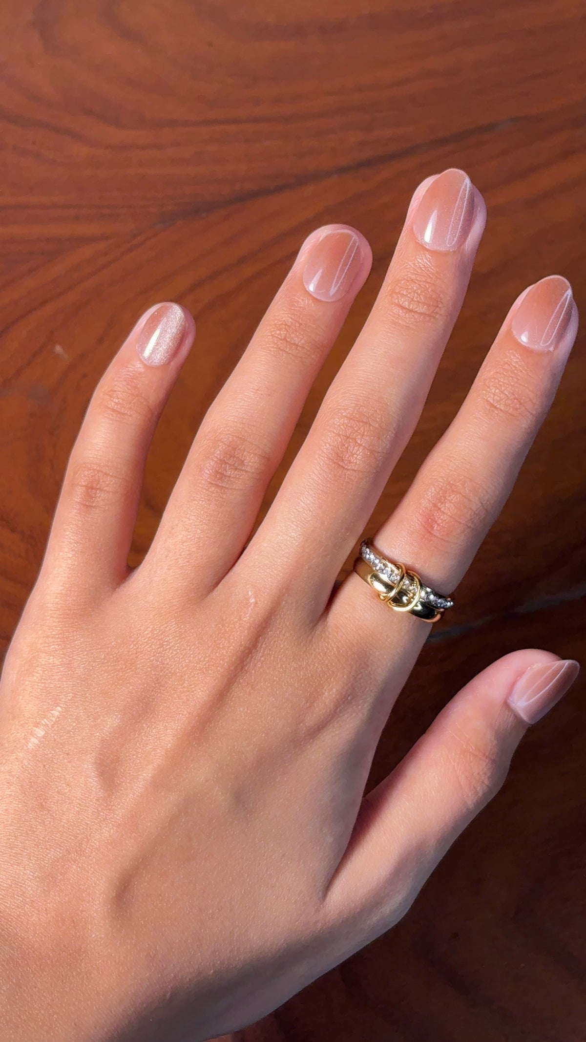 Golden Stone Ring