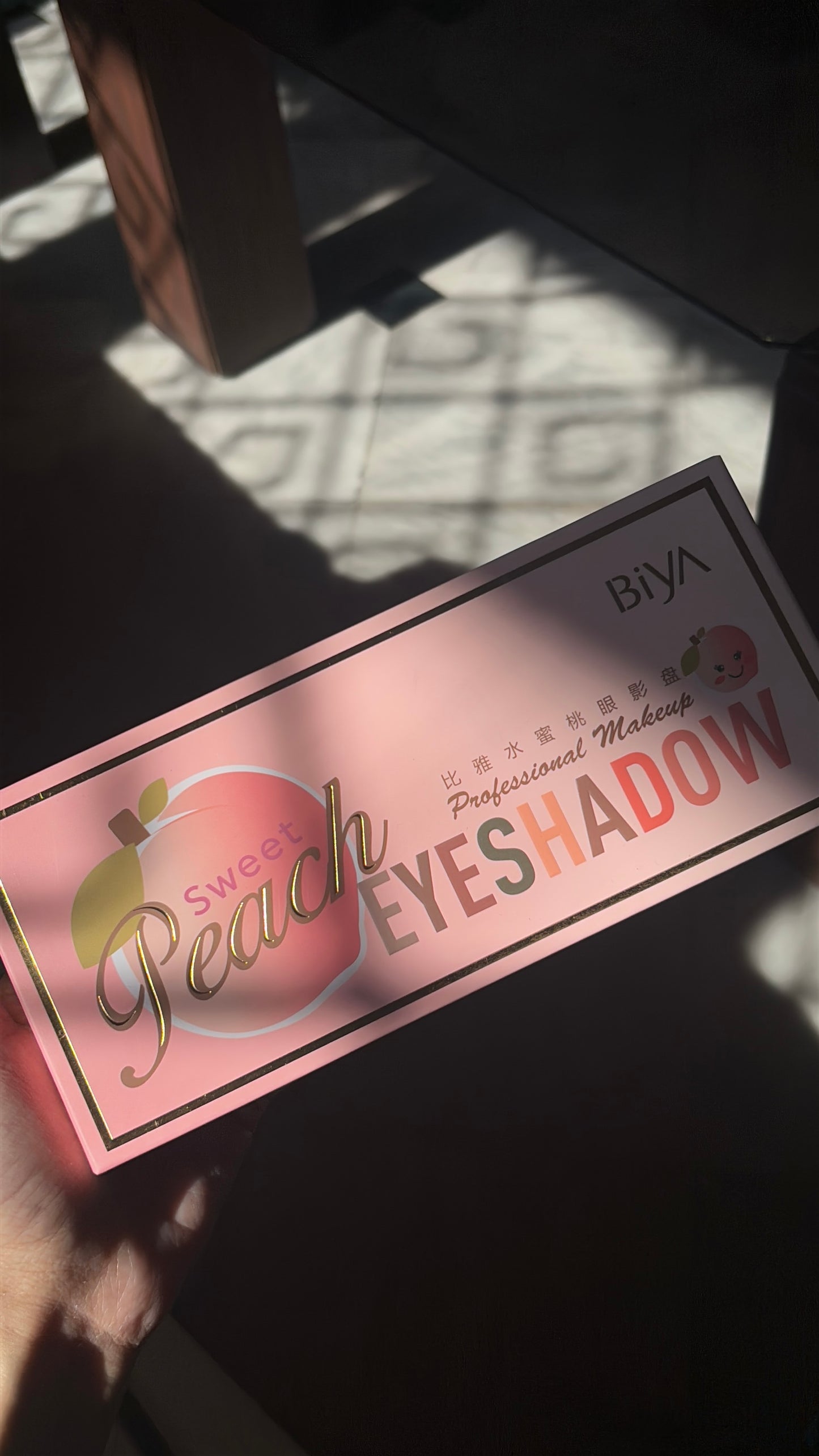 Peach Eyeshadow,Blush and Highlighter palette