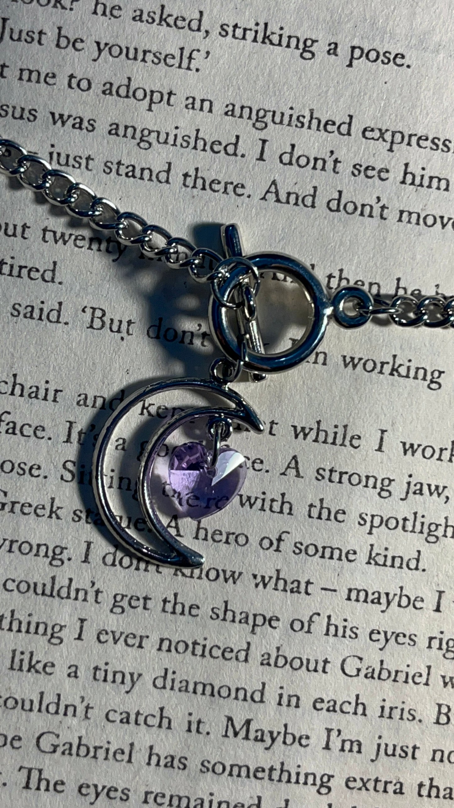 Moon Purple Necklace