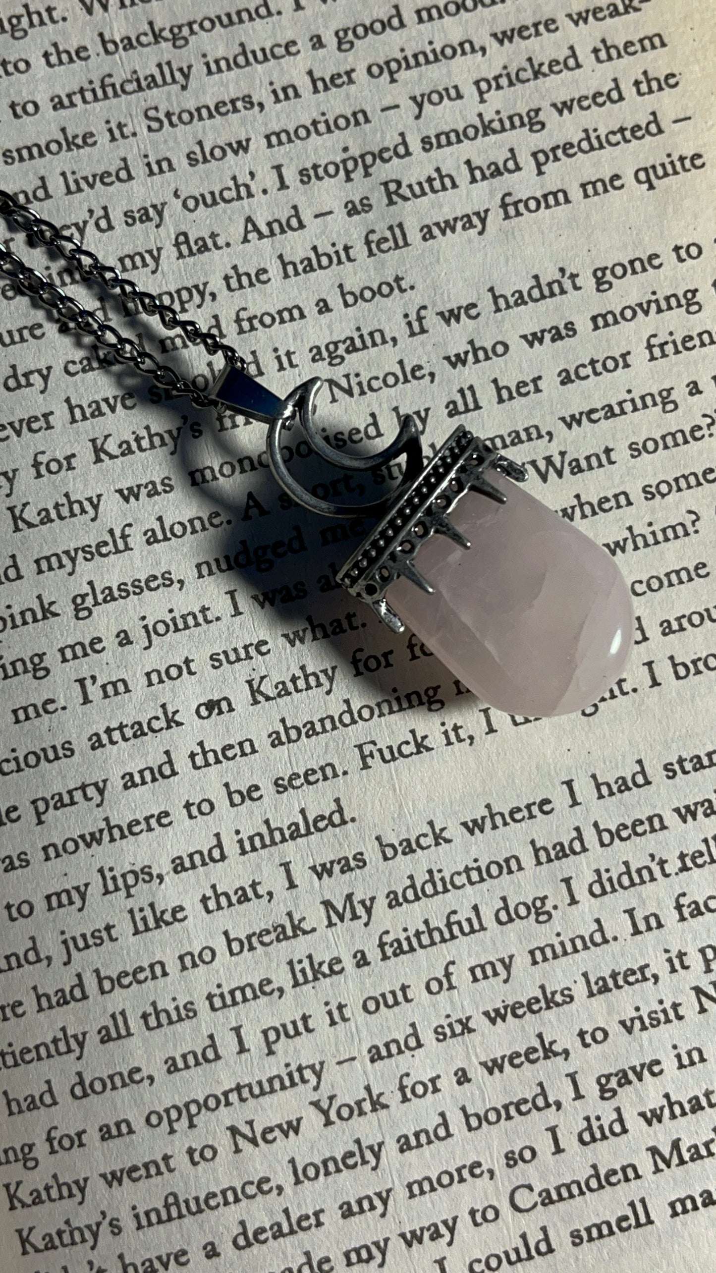 Stone Necklace-Pink