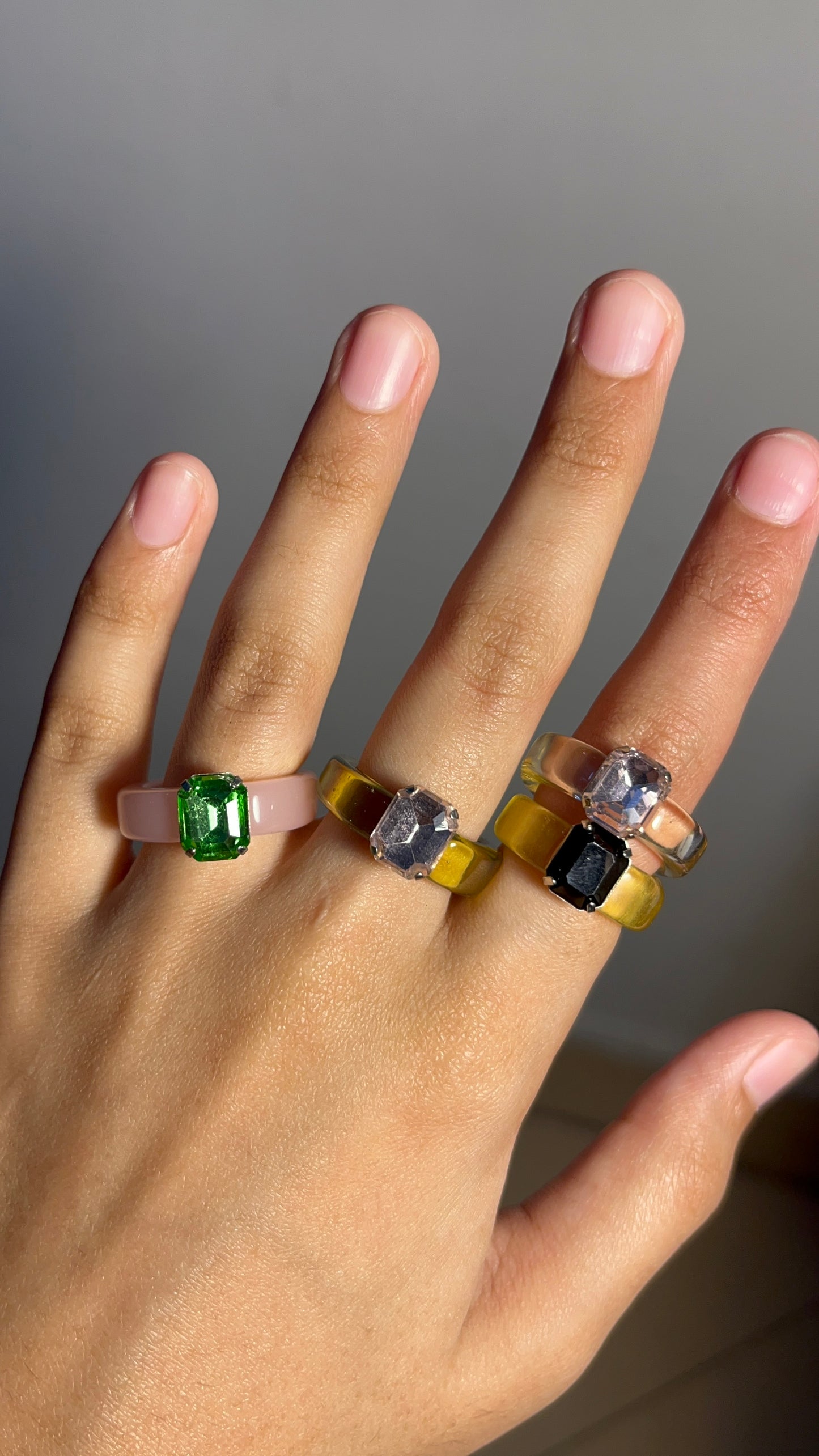 Set of 8 Rings-060