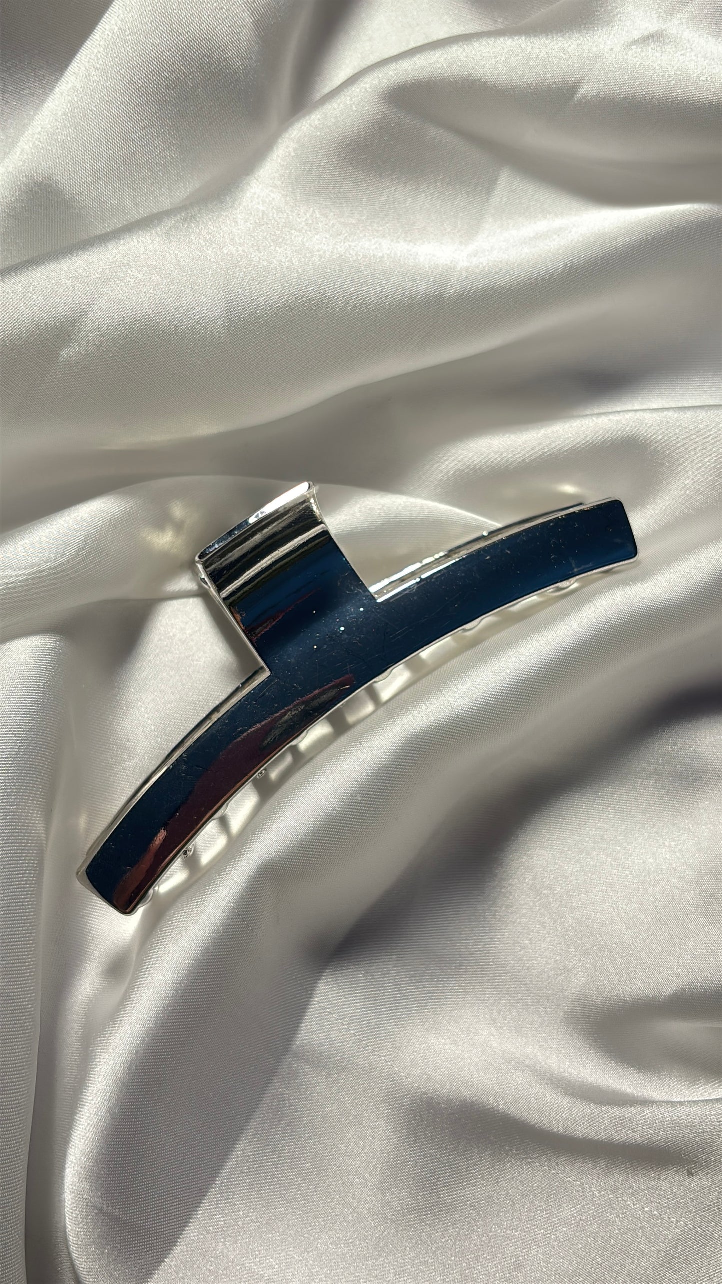 Silver Claw Clip