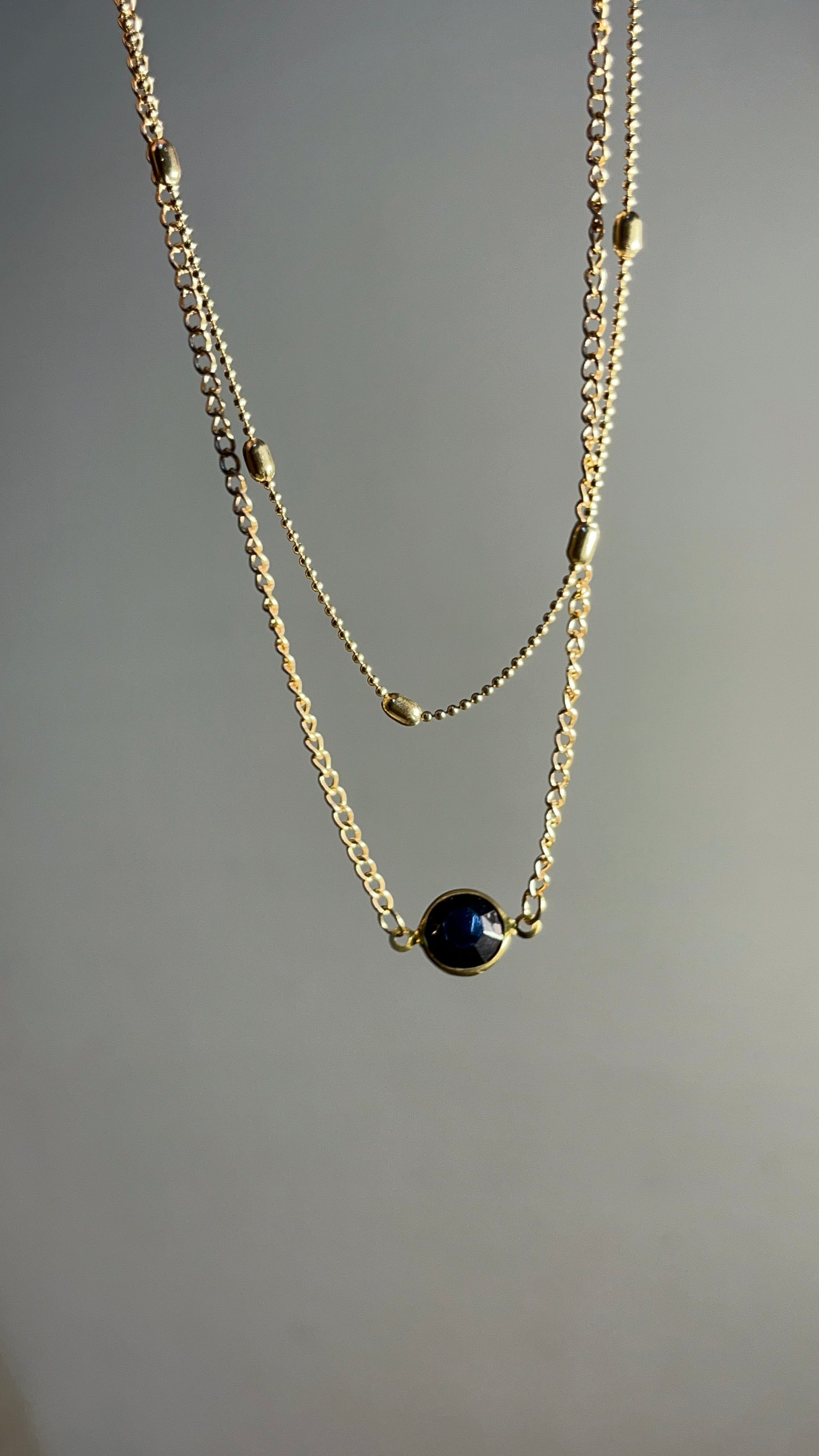 Double Chain Necklace-019