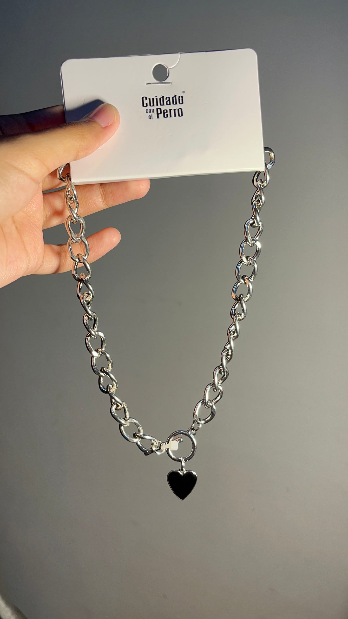 Heavy Chain Heart Necklace