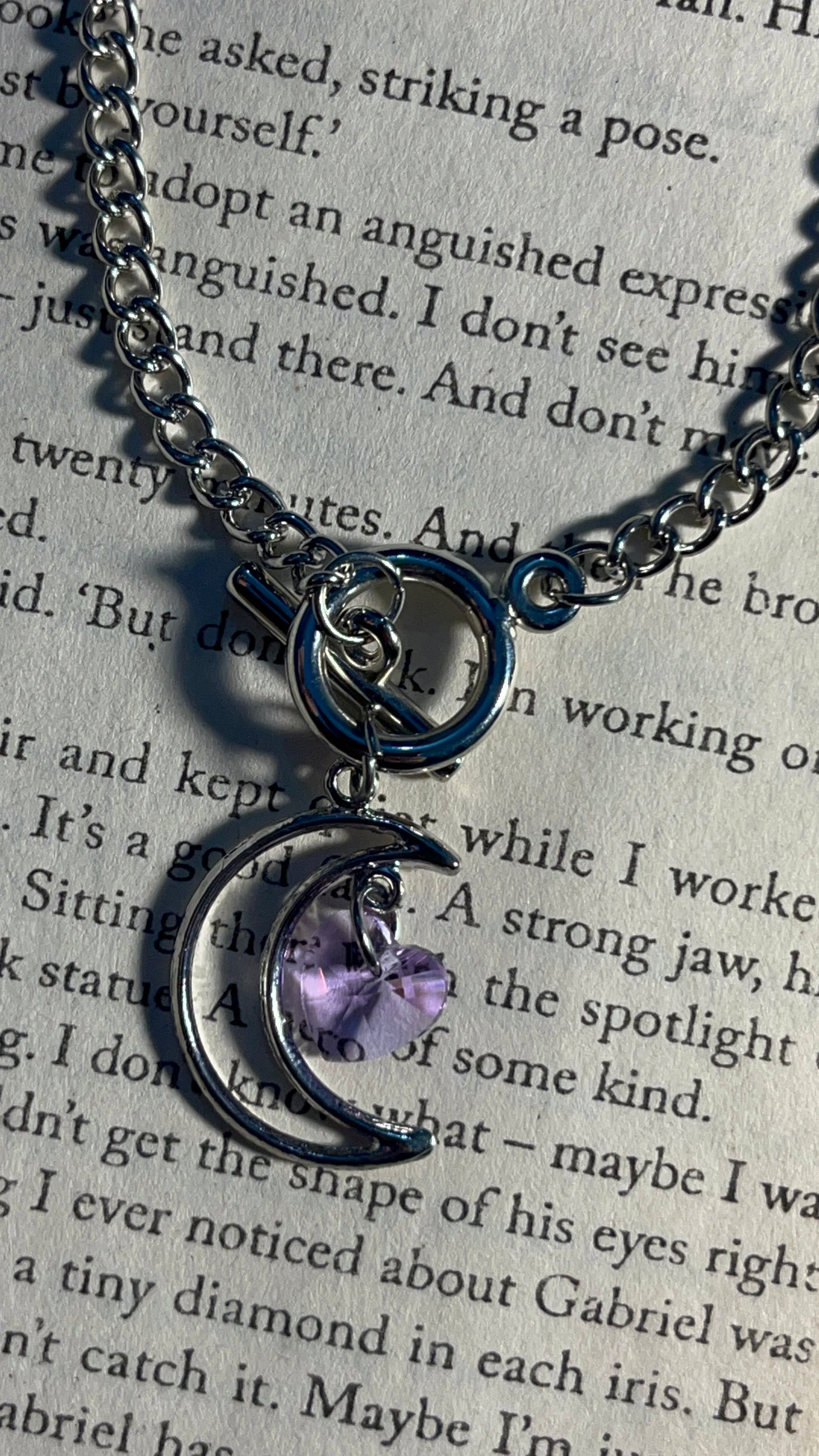 Moon Purple Necklace