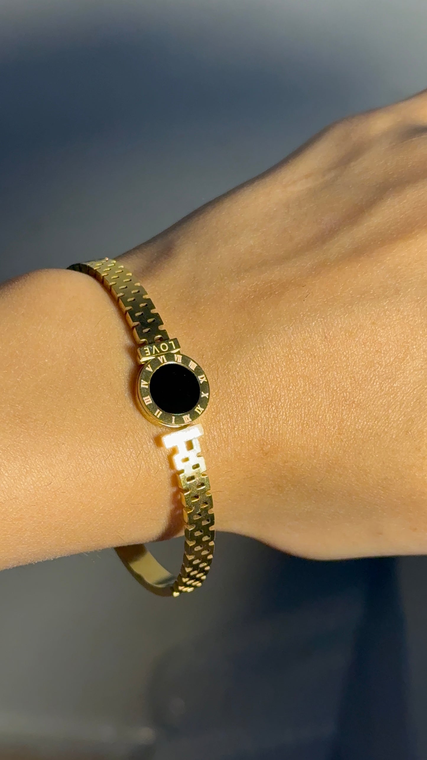 Gold-Black Bangle