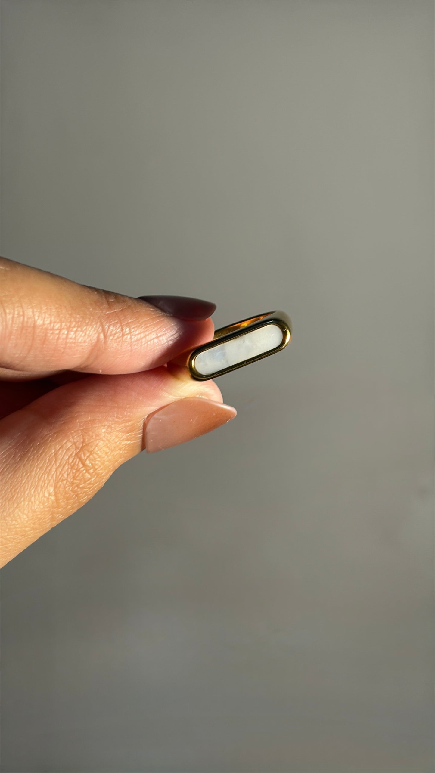 White n Gold Ring
