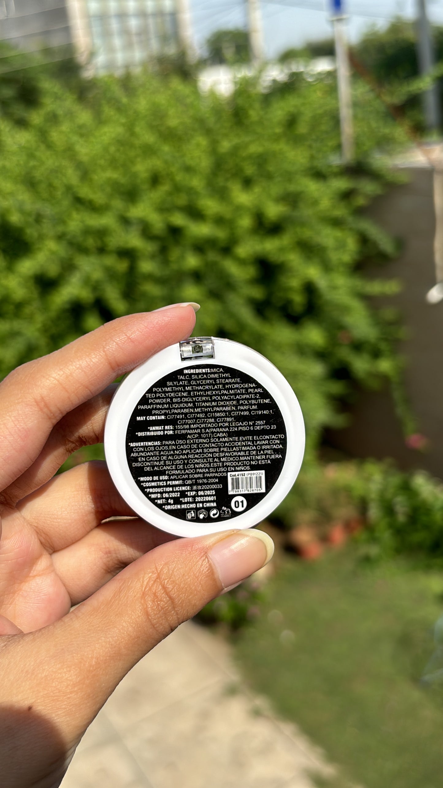 Single Eyeshadow and Highlighter