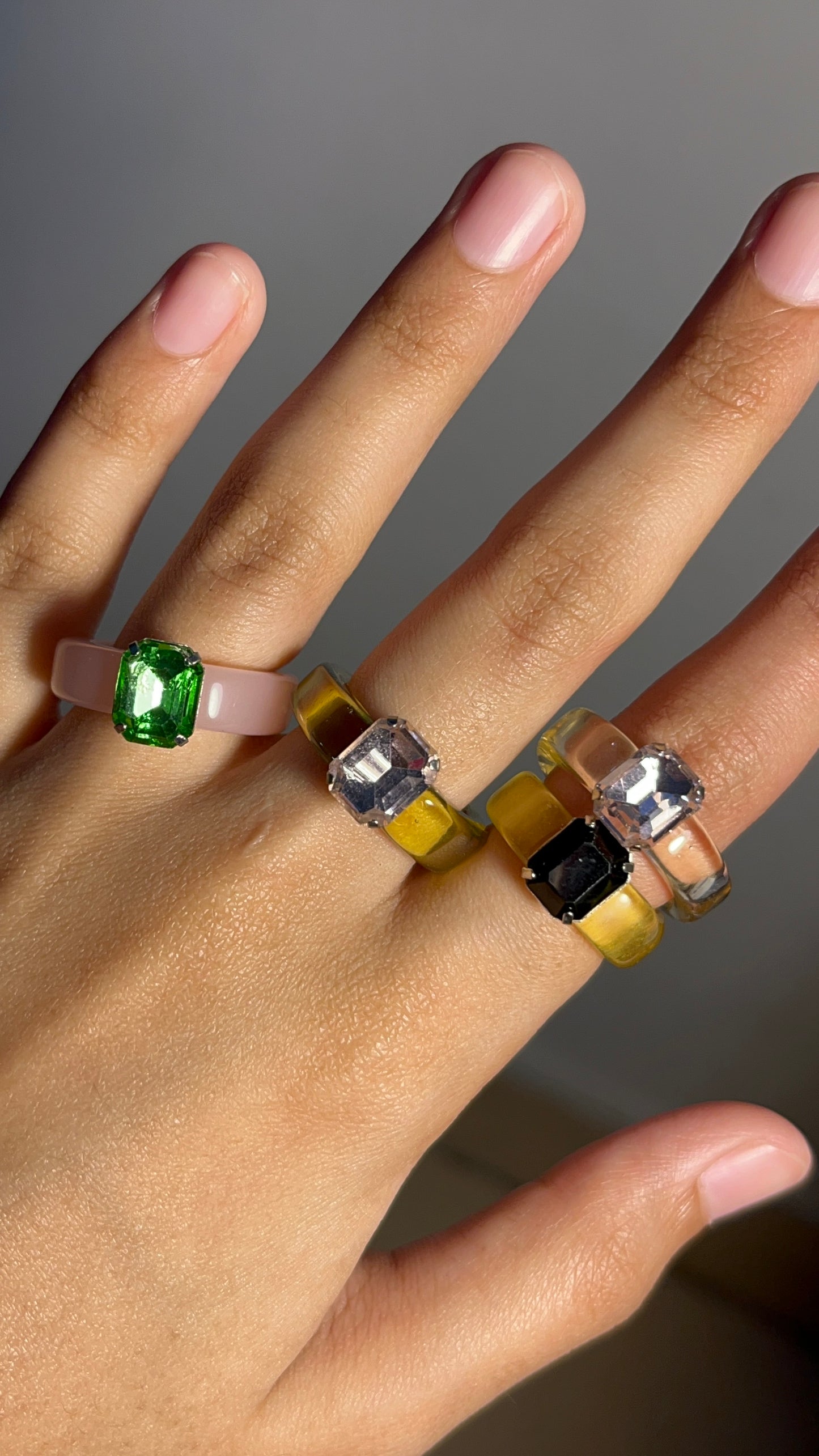 Set of 8 Rings-060