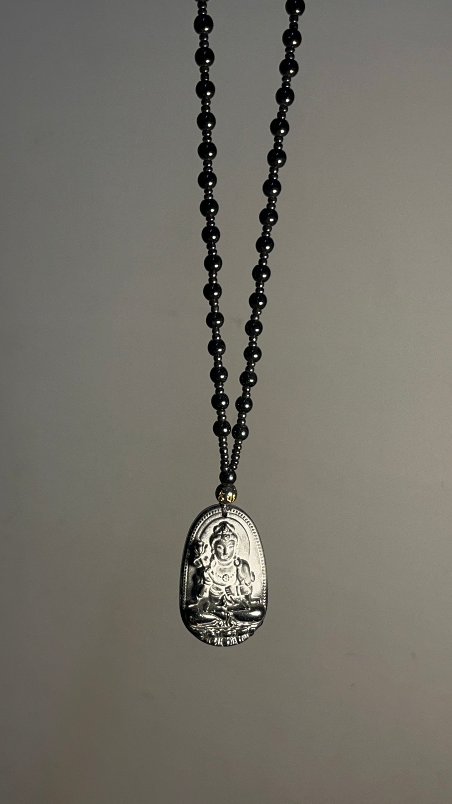Big Stone Black-Necklace