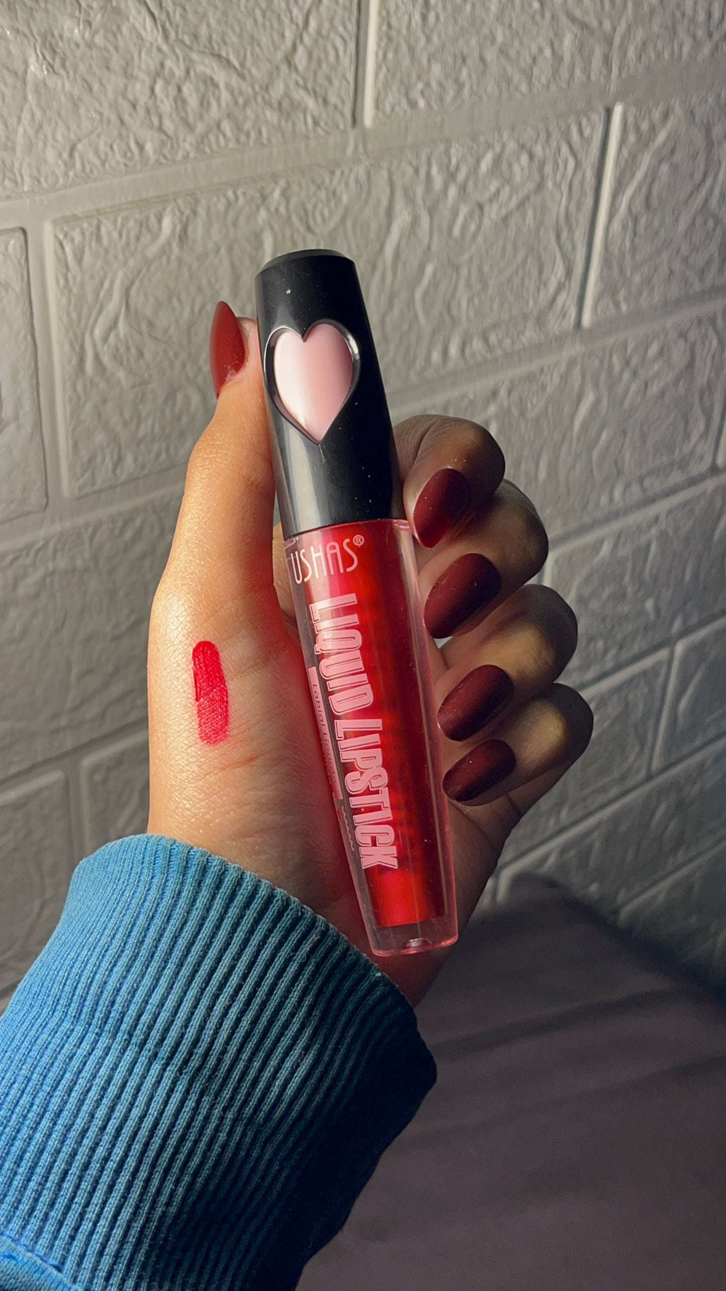 USHASS Liquid matte red lipstick