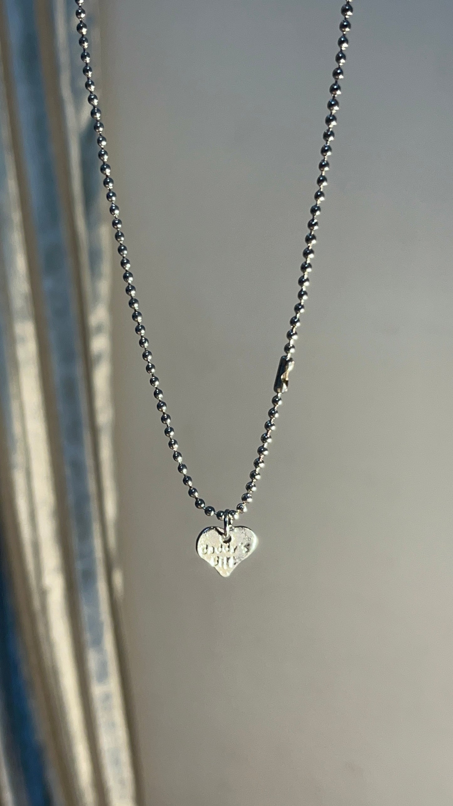 Heart Necklace & Keychain Set