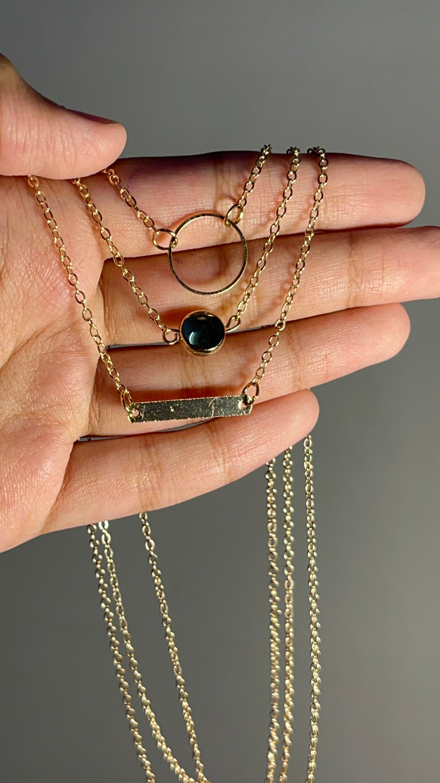 3 Layer Necklace Golden