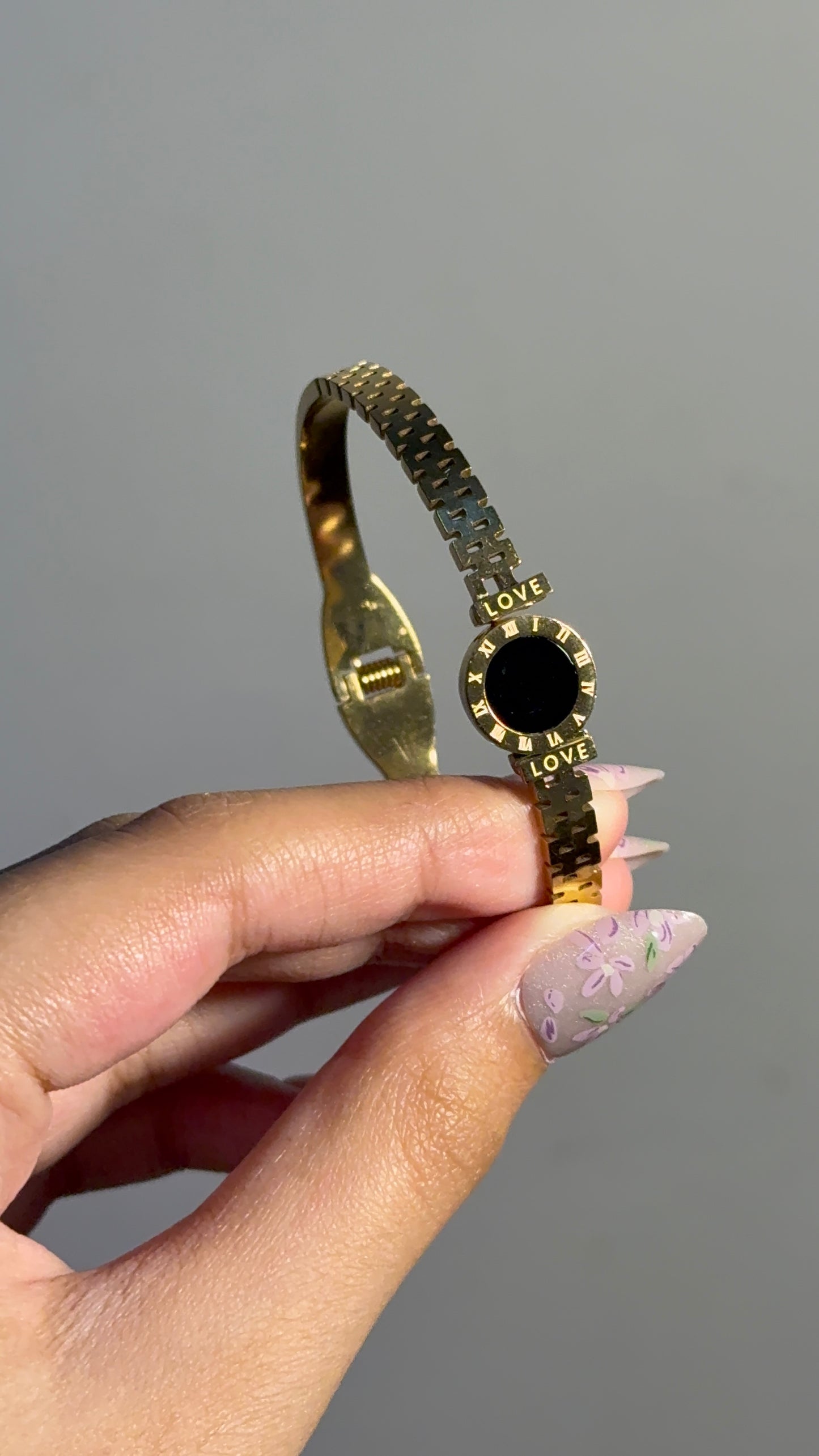 Gold-Black Bangle