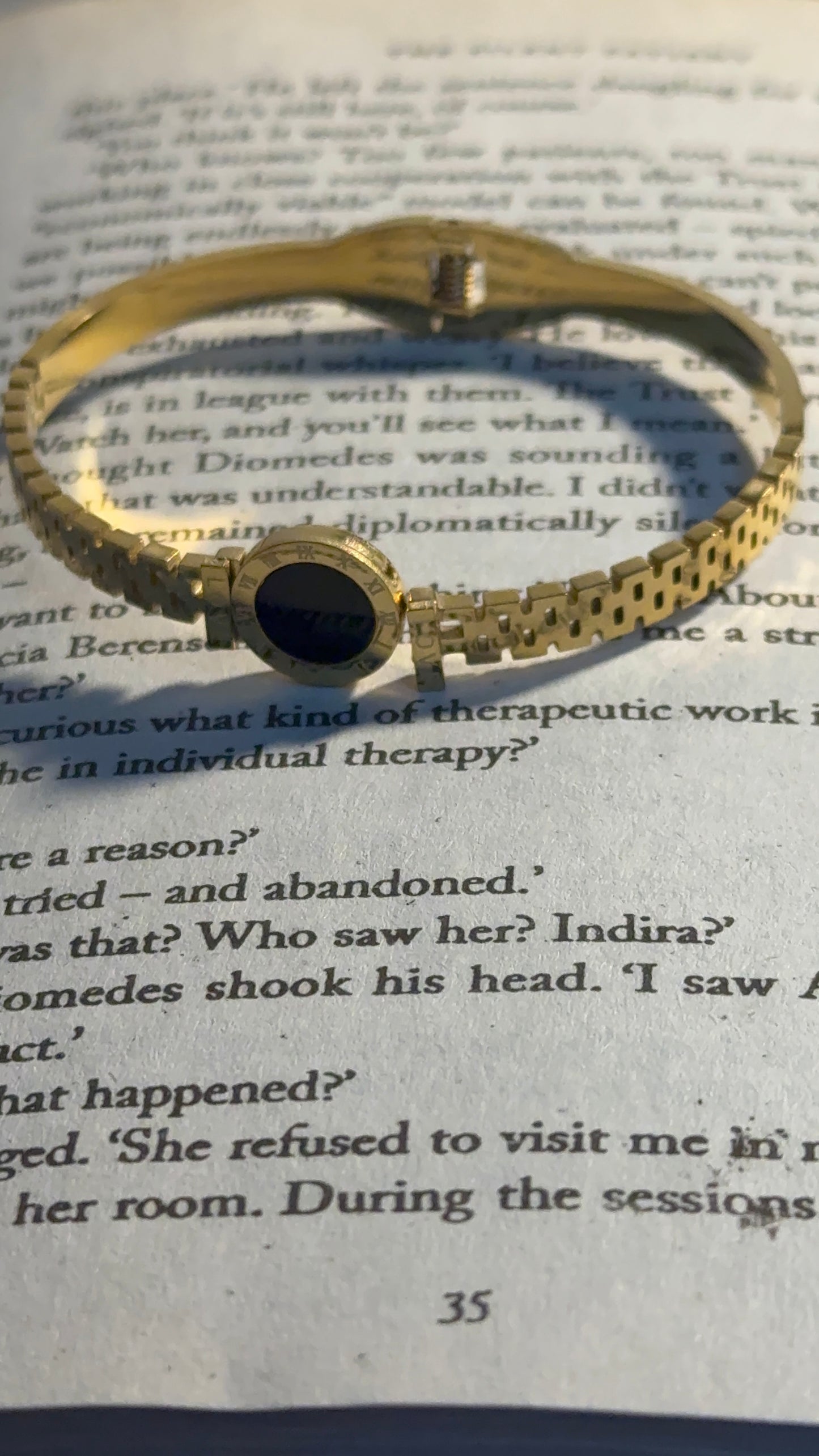 Gold-Black Bangle