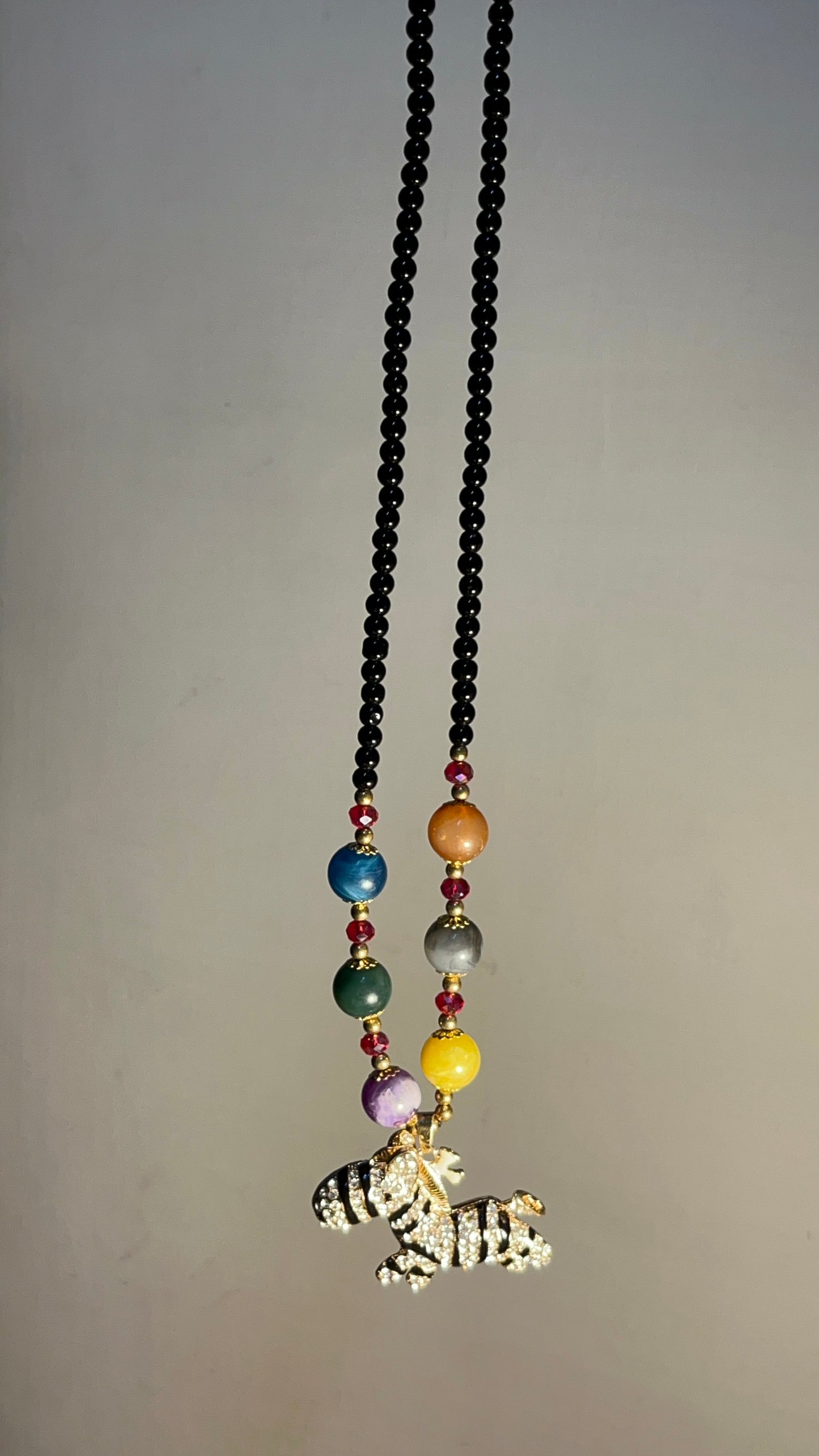 Zebra Necklace