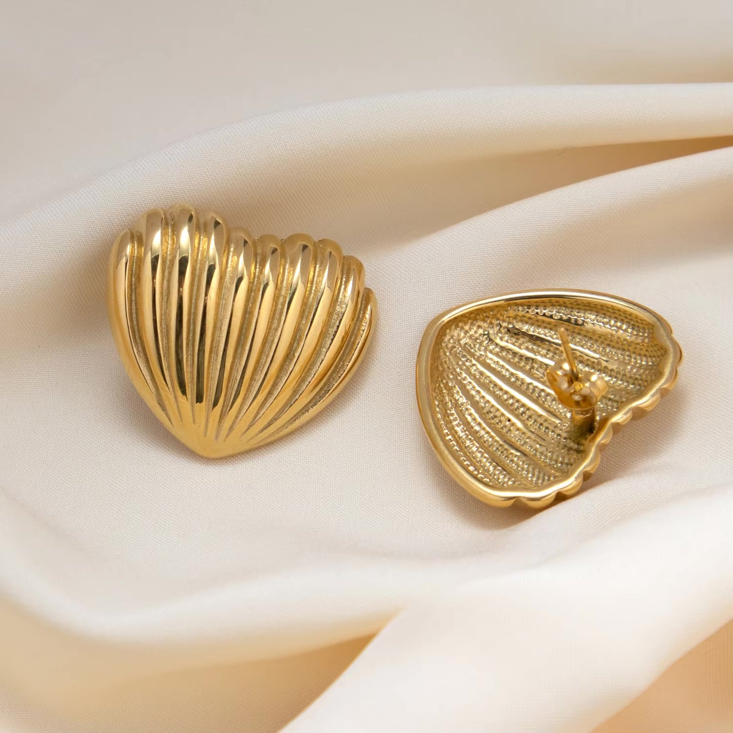 Heart Studs
