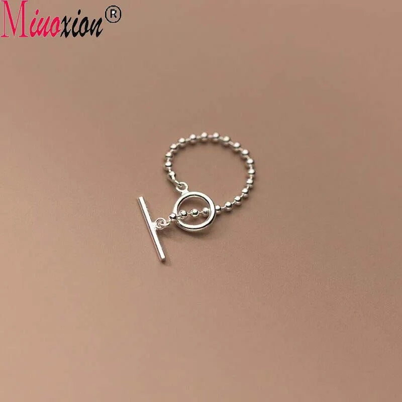 Chain and moon Stud Earings