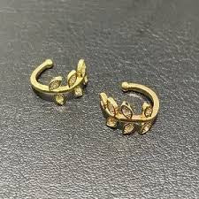 Golden Leaf Earcuffs