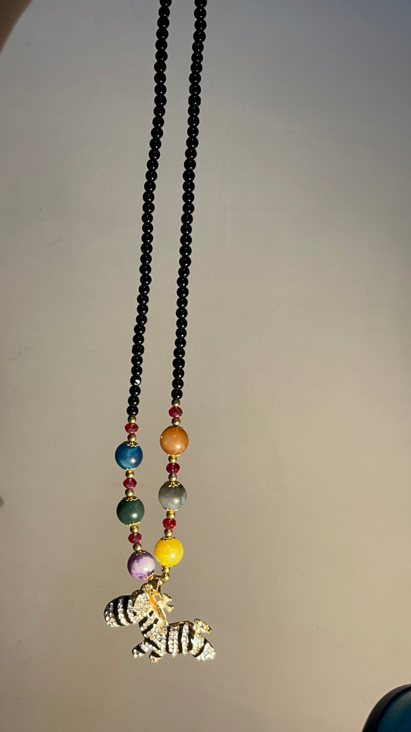 Zebra Necklace