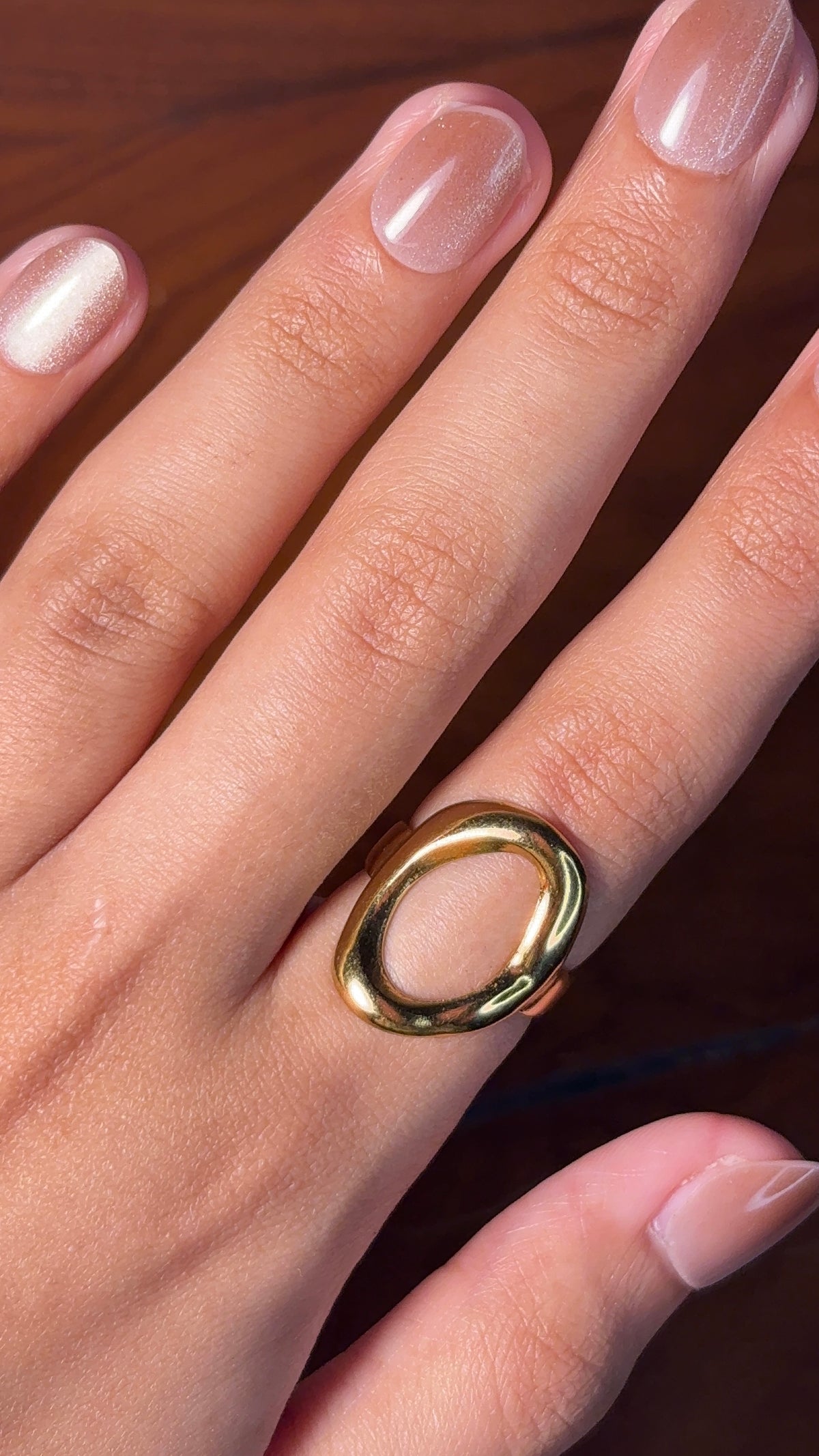 Chic Golden Ring