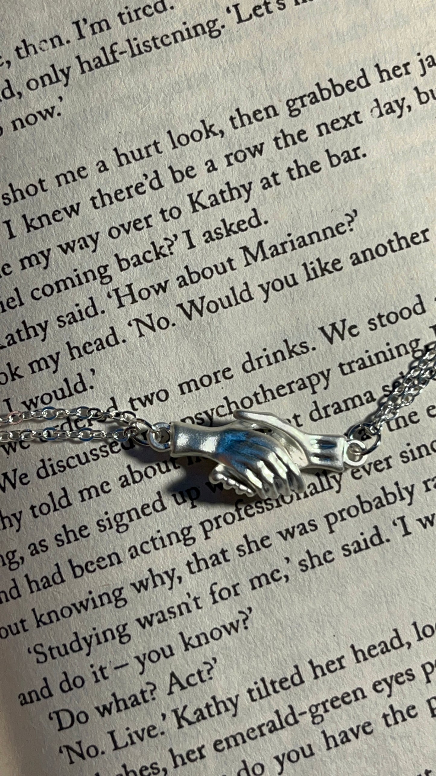 Set of 2 Friendship Necklaces-Silver