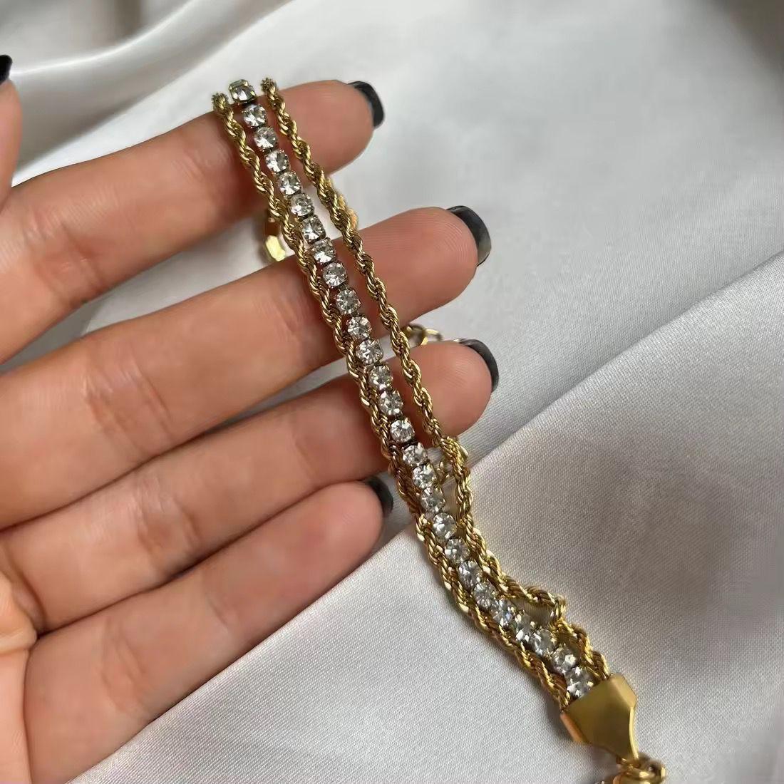 Rope Tennis Bracelet