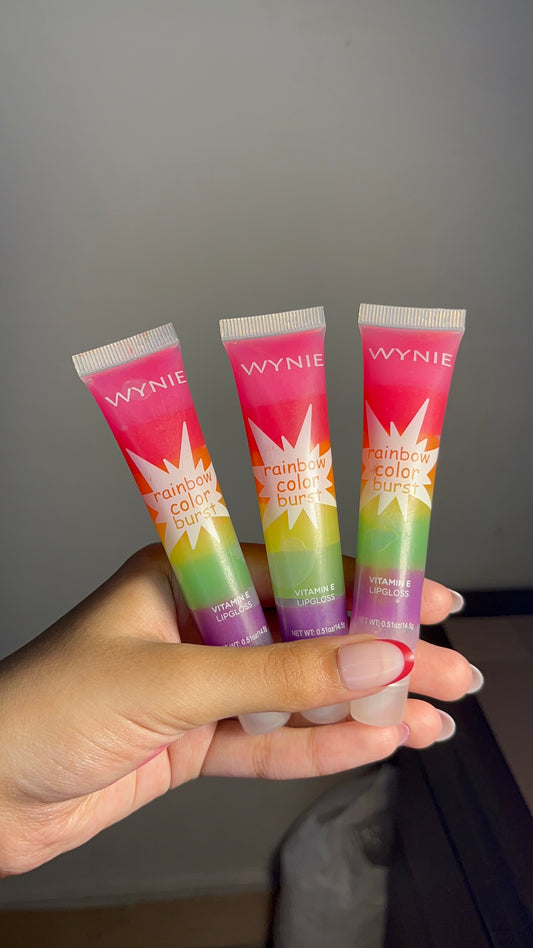 Rainbow Color Burst LipGloss