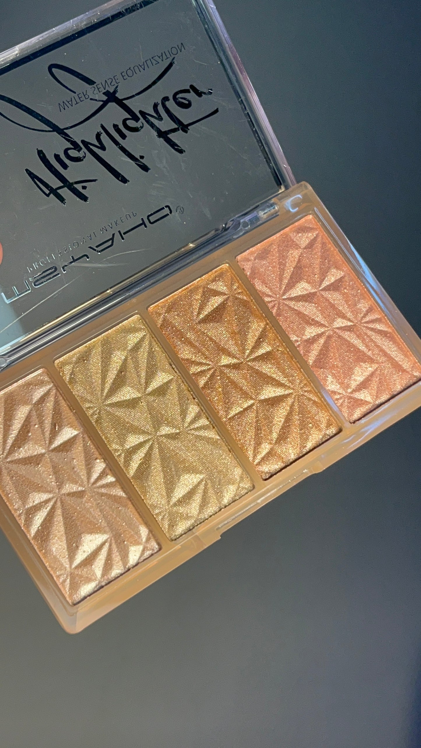 4 Color Highlighter Palette