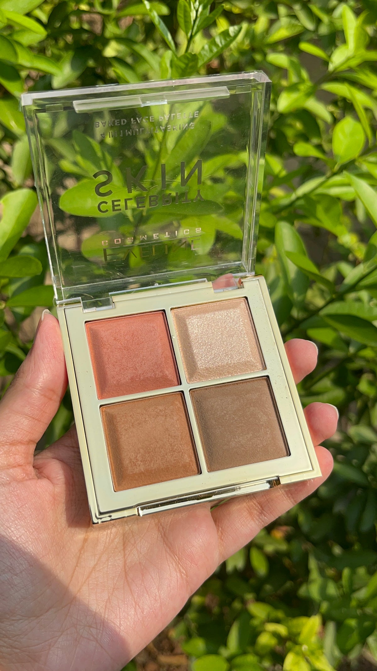 4 Color Palette Blush, Contour & Highlighter