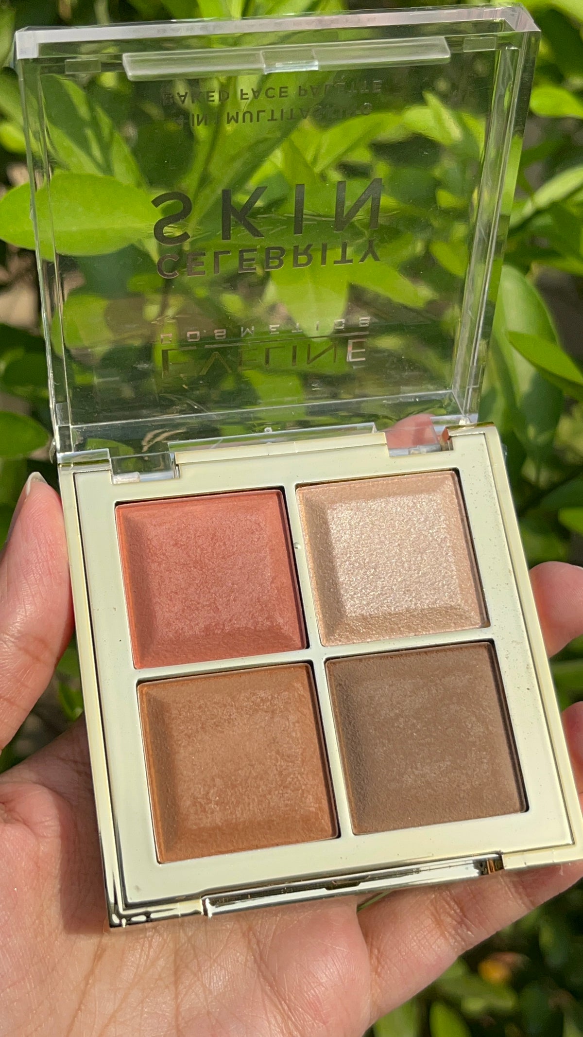 4 Color Palette Blush, Contour & Highlighter
