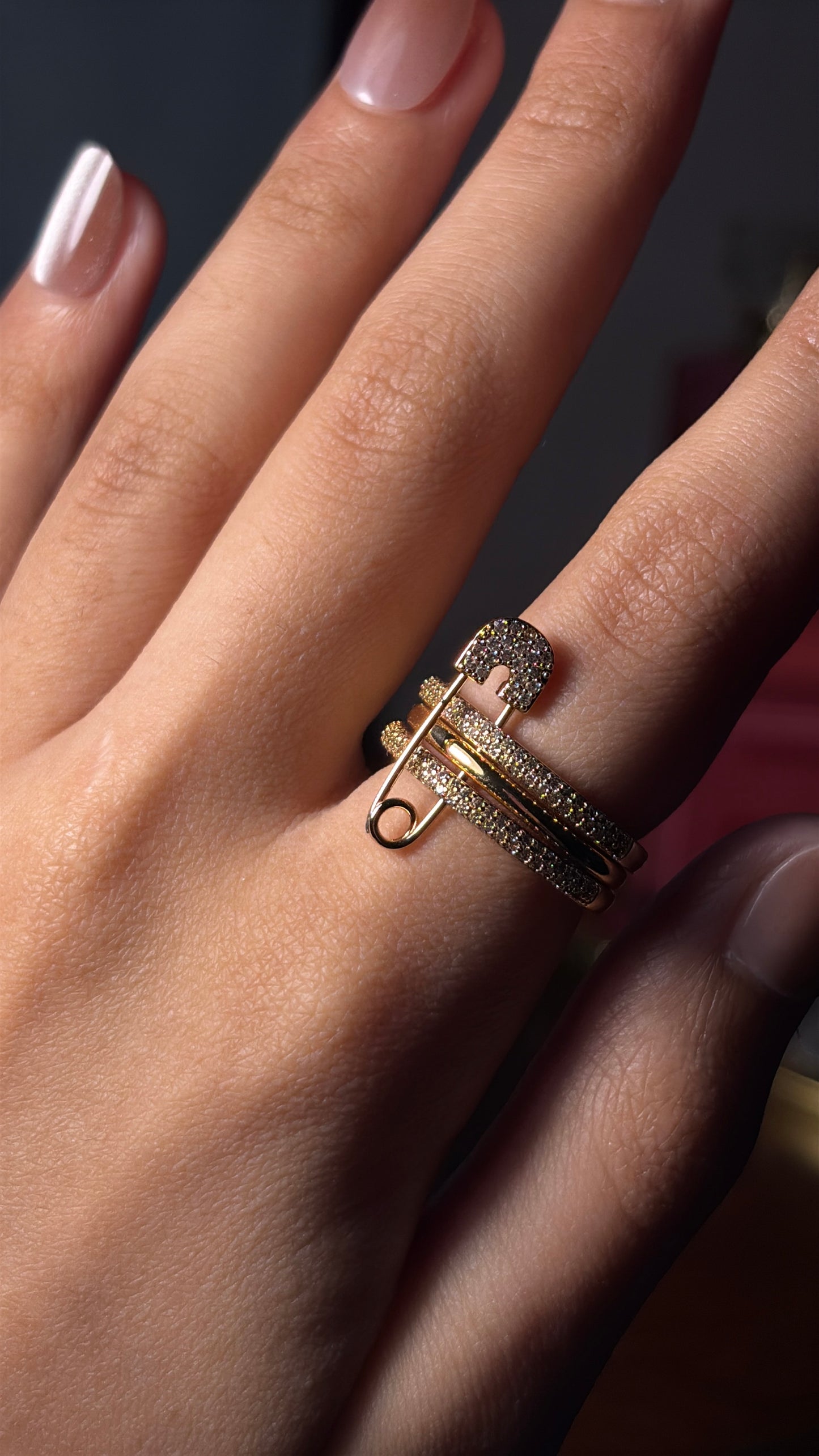 Safety Pin Ring
