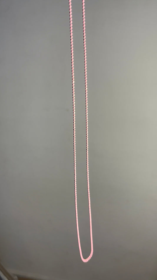 Pink Flower Necklace