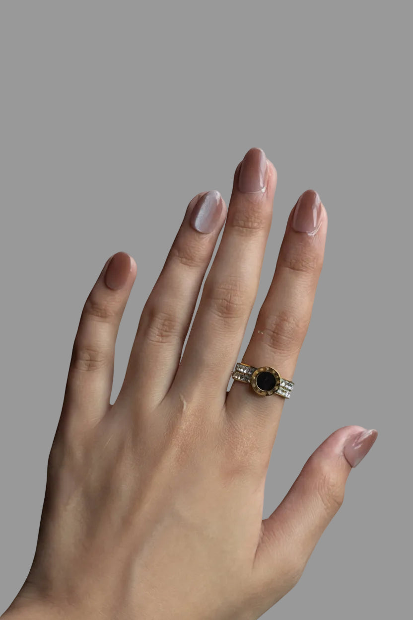 Black Stone Ring