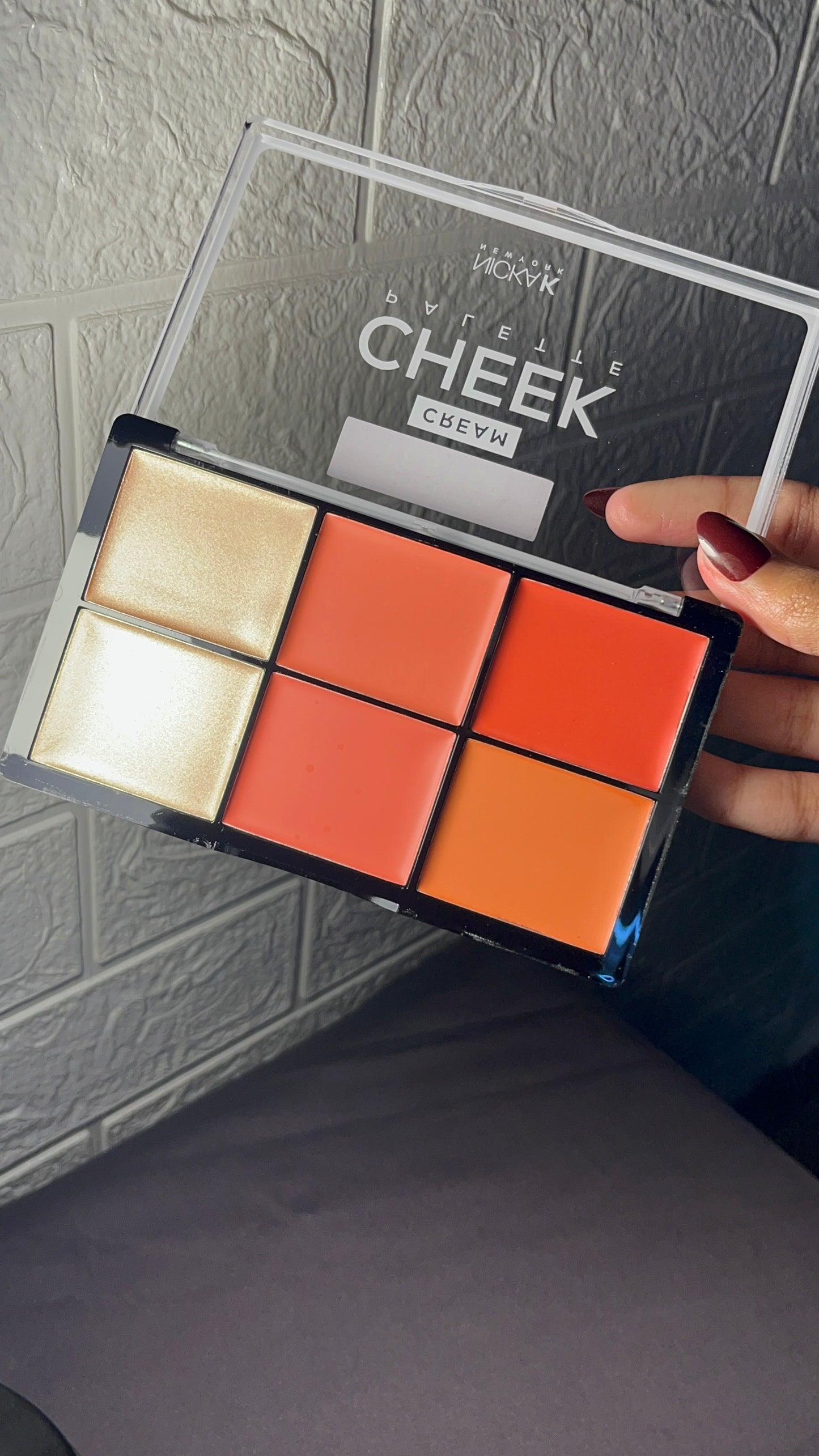 Cream Blush and Highlighter palette