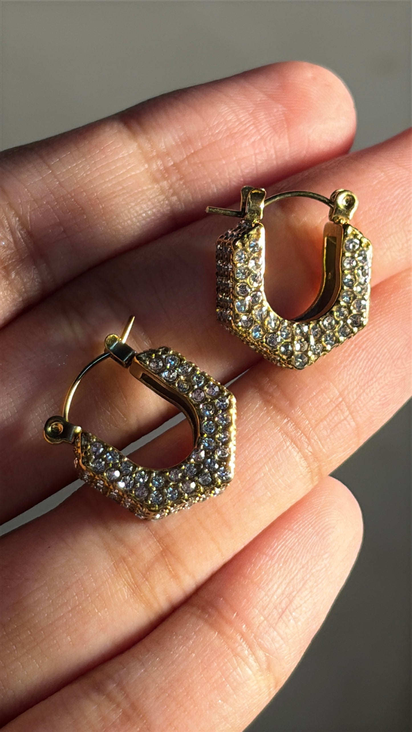 Sparkly Hoops