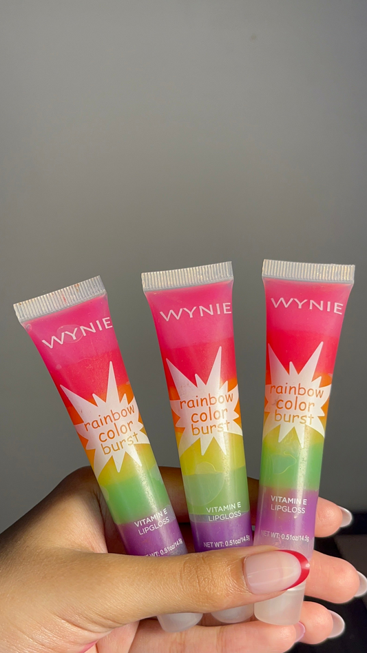 Rainbow Color Burst LipGloss