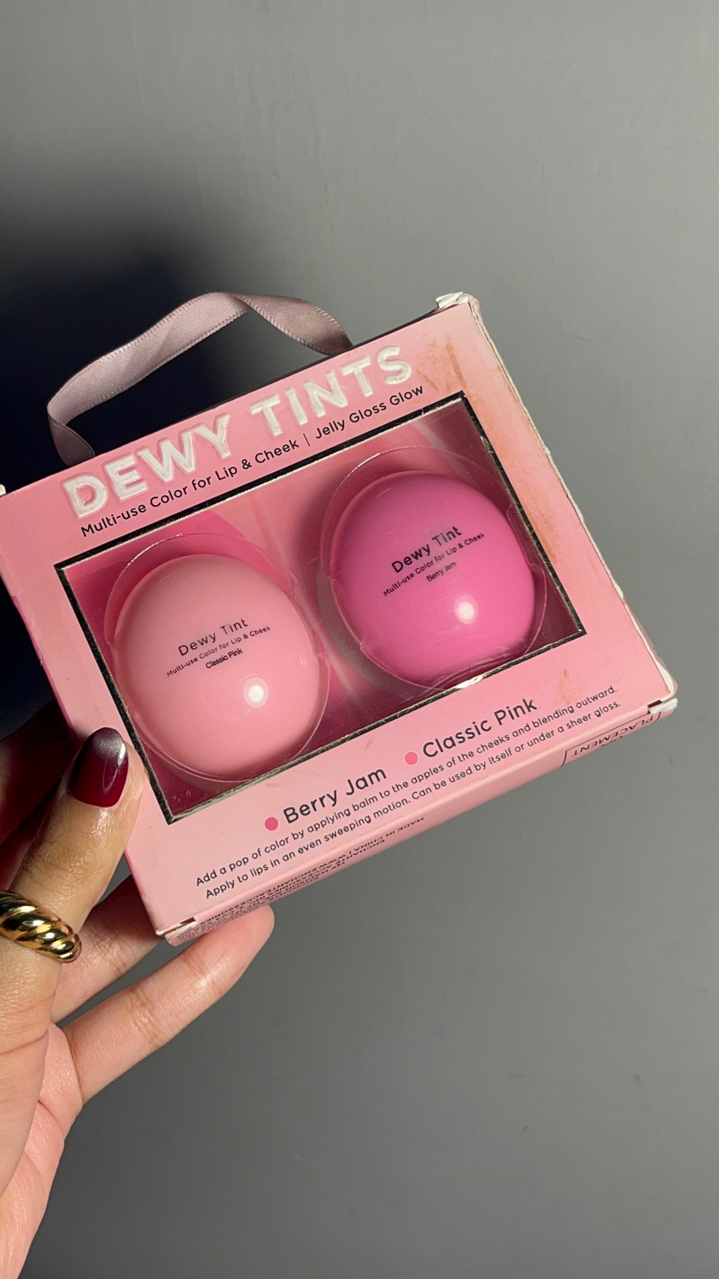 Dewy tints lip & cheek glow