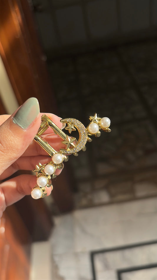 Pearl Star Claw clip