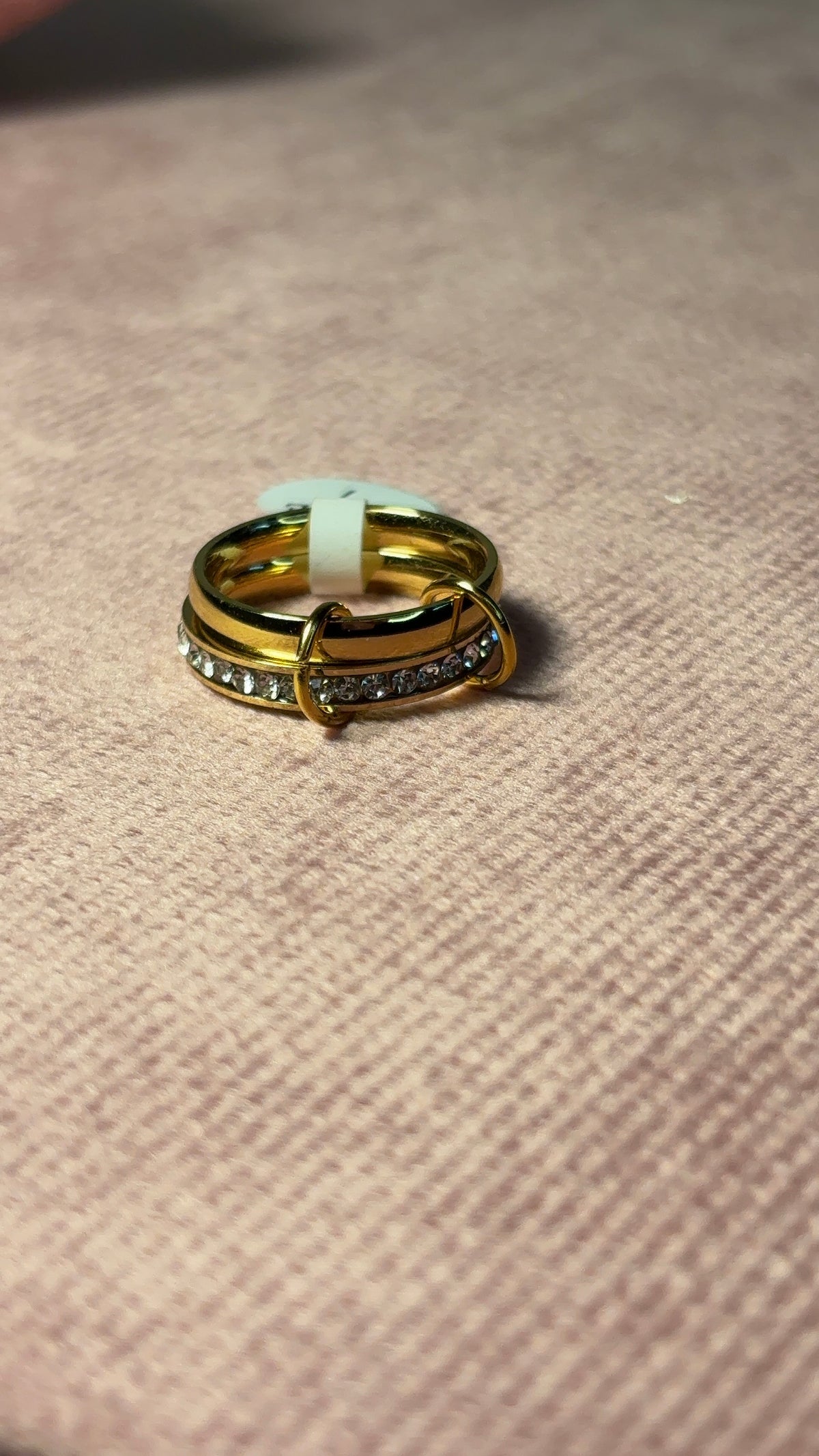 Golden Stone Ring