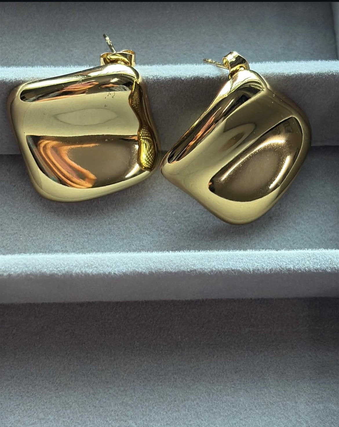 Chunky Gold Studs