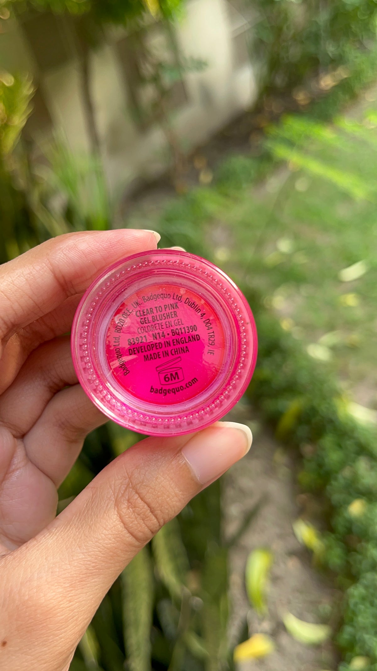 pH Reactive GEL BLUSHER