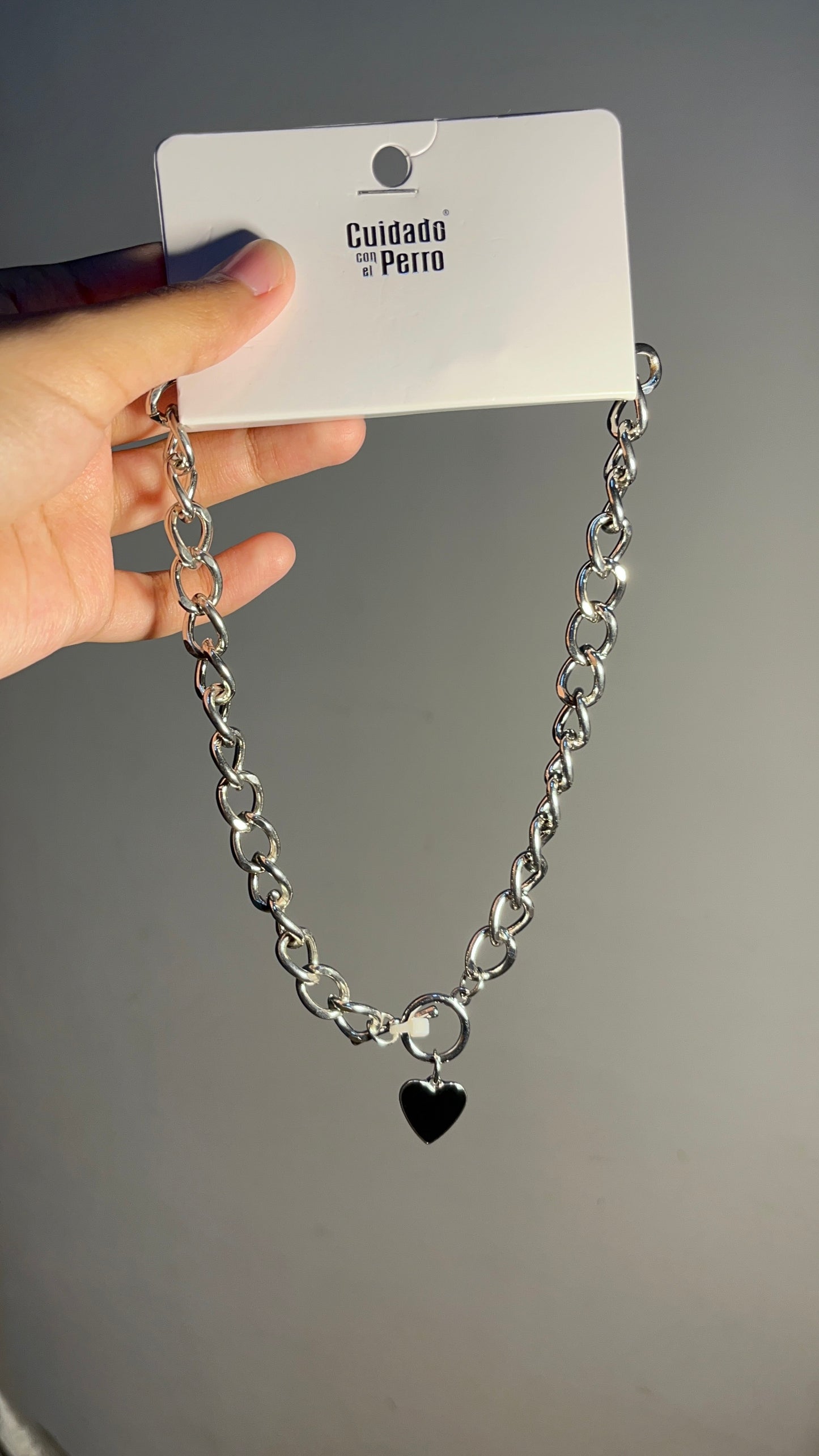Heavy Chain Heart Necklace