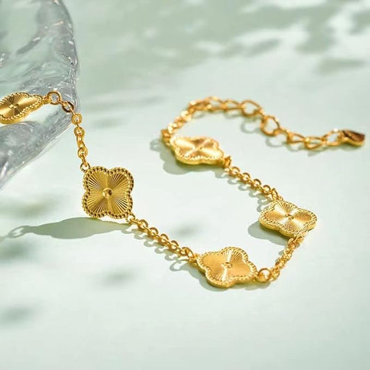 Golden Clover Bracelet
