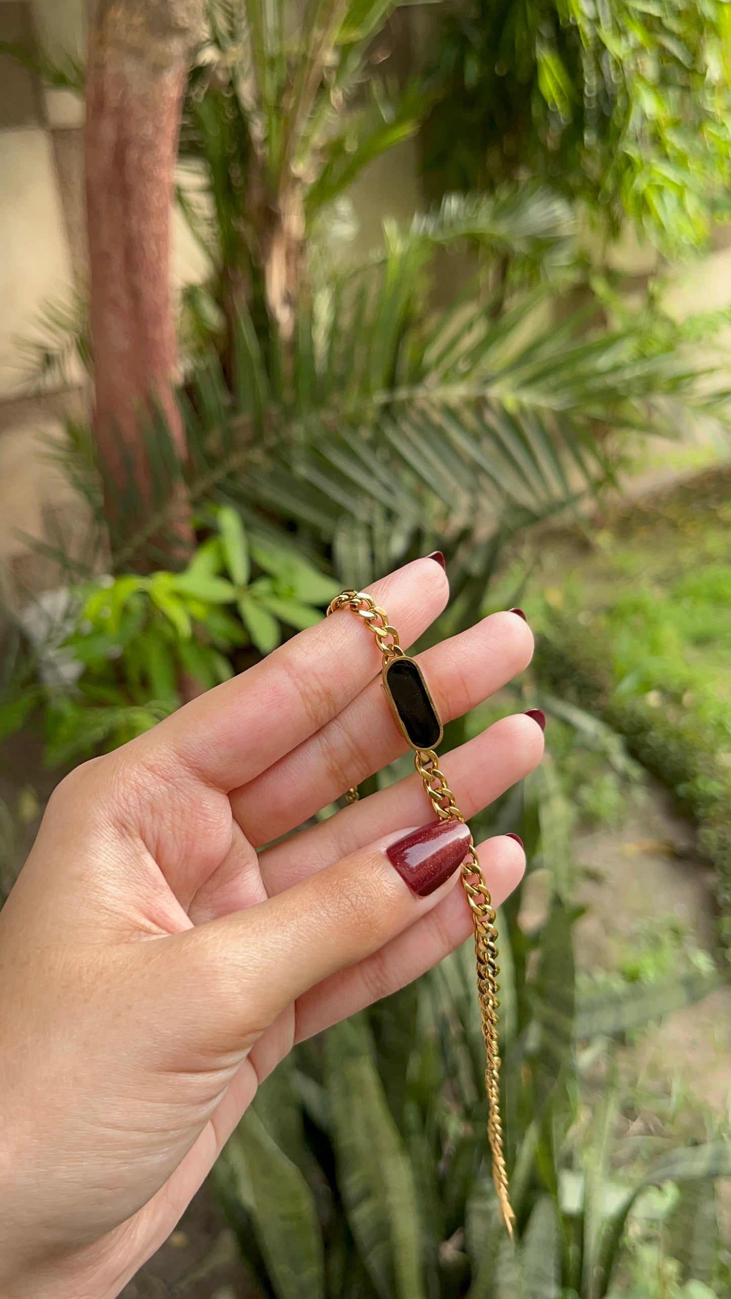 Black Stone Bracelet