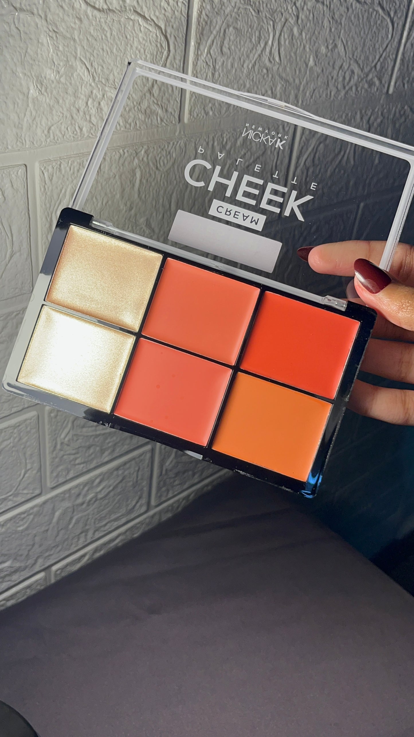 Cream Blush and Highlighter palette