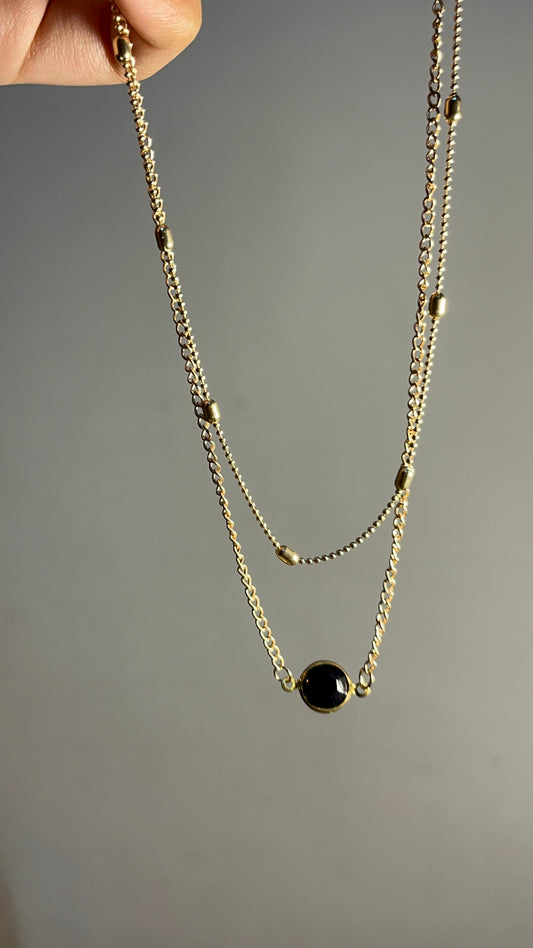 Double Chain Necklace-019